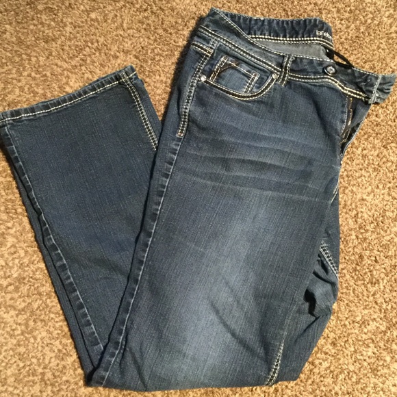 Lane Bryant Boot Cut Denim Jean with Rhinestones