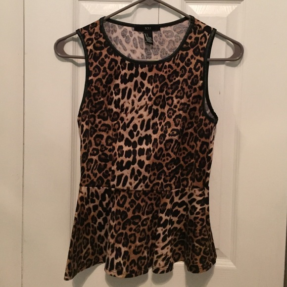 Cheetah tank top