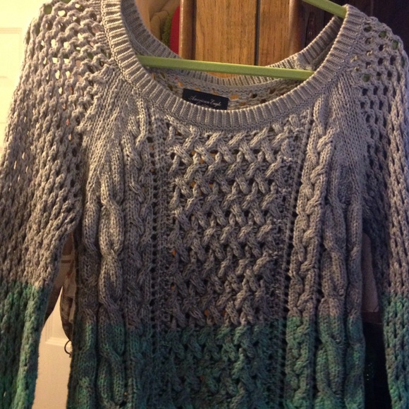 Cable knit sweater