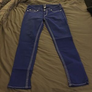 True Religion size 33 Royal blue jeans