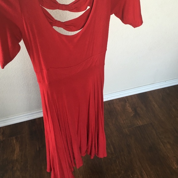 Red dress