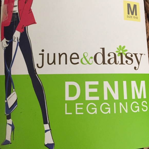 NWT Black Denim Leggings