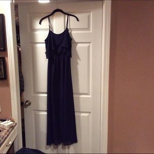 Navy Blue Maxi Dress
