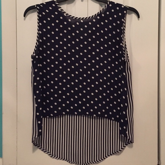Polka dotted / stripped tang top