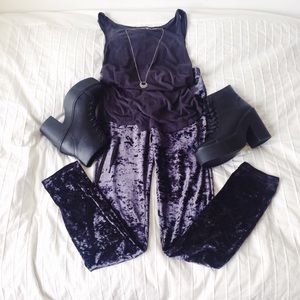 COTTON CANDY Crushed Velvet Leggings