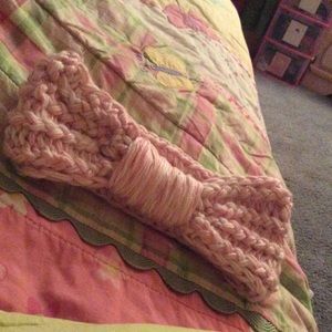 Pink & White Turban Headband!