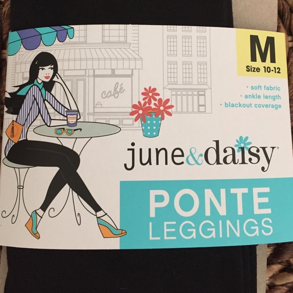 NWT Black Ponte Leggings