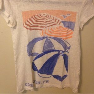 J crew linen t shirt