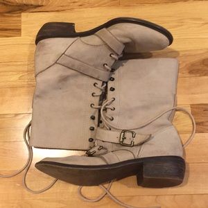 Trouvé leather combat boots