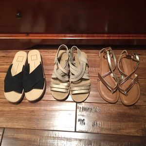 Sandal Lot-- Dolce Vita, Lucky Brand, Merona