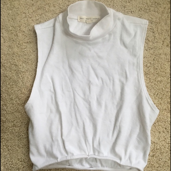 Truly Madly Deeply Mocturnal Cropped Tank Top