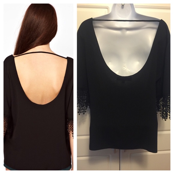 🚫SOLD🚫For Love & Lemons Open Back Roosevelt Top - Picture 2 of 4