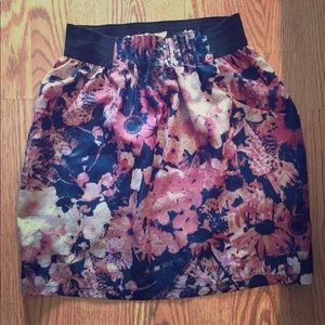UO Silence & Noise Floral Skirt