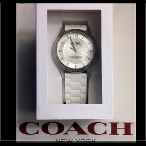 SaleCOACH❤️MADDY WATCH-WHITE/STAINLESS STEEL BRAND