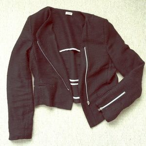 L'Agence Black Tweed Jacket