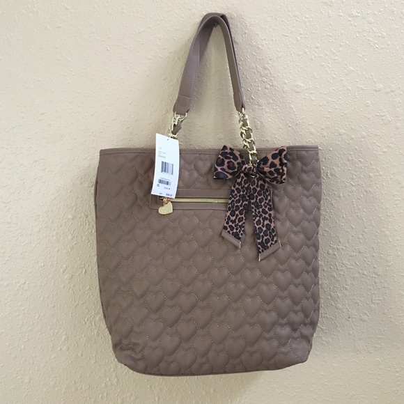 *New* Betsey Johnson Heart Quilt Tote