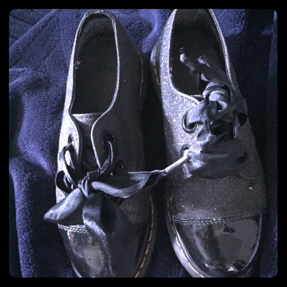 Dr marten glitter docs uk 3 us 5