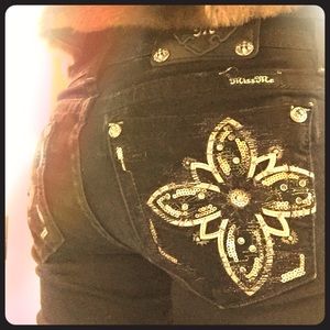 Black Miss Me Jeans