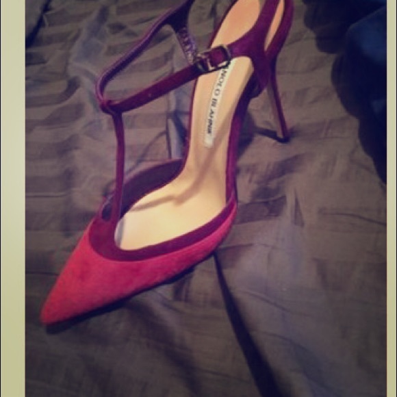 Brian new Manolo Blahnik shoes