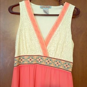 Flying tomatoes maxi dress