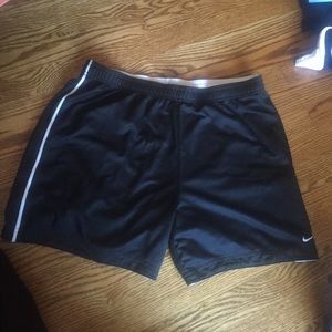 Womens Nike reversible white/black mesh shorts