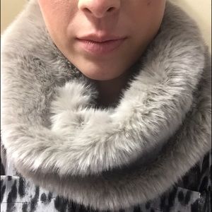 Faux Fur Funnel Scarf
