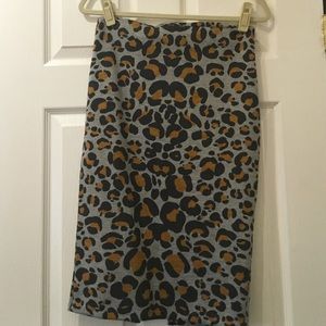 Cheetah Print Skirt
