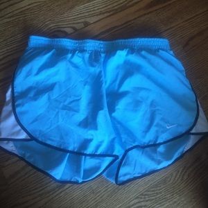 Womens Nike FitDry light blue shorts