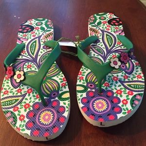 Vera Bradley flip flops