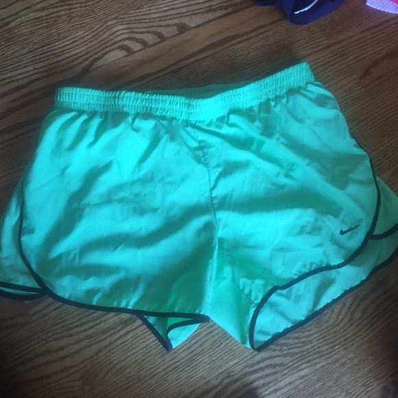 Womens Light green Nike FitDry shorts