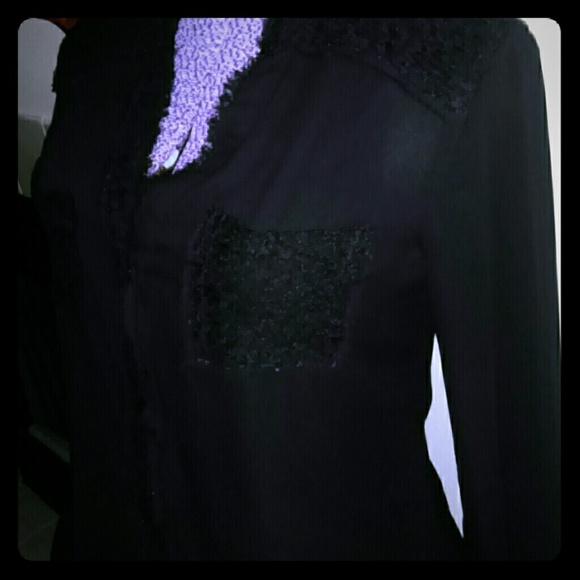 Black Alfani Petite blouse