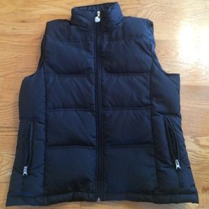 Black Zip up Vest