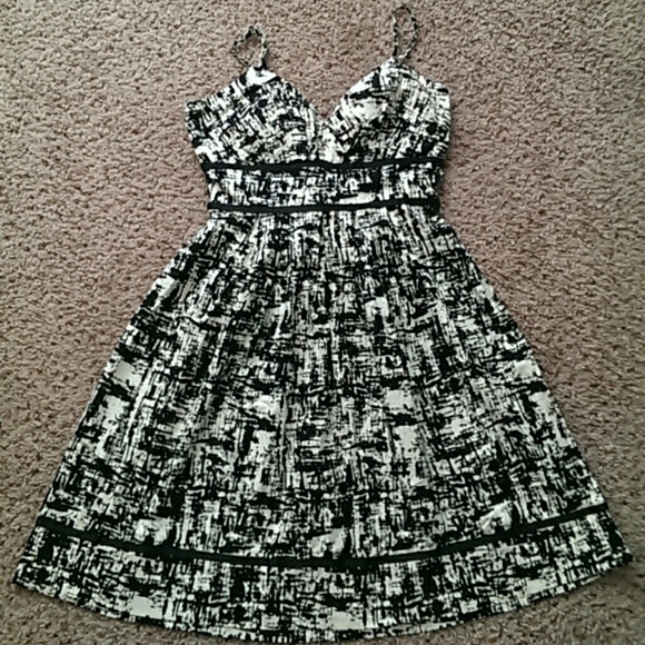 Black and White Dress