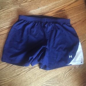 Womens Under Armour Navy Shorts