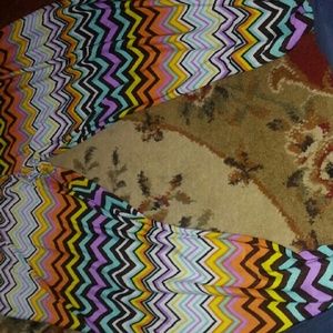 Chevron Capri leggings