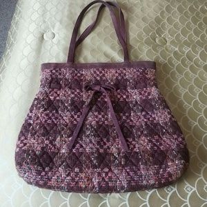Vera Bradley Annie tweed hand bag