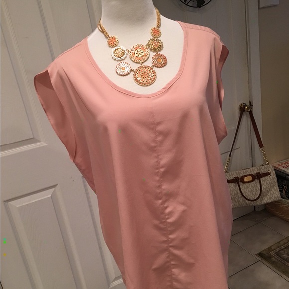 Blush Sleeveless Blouse💖