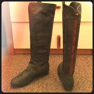 MIA gray riding boots