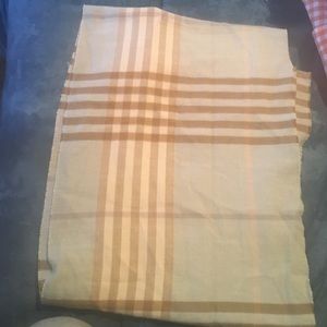 Burberry printed blue cashmere scarf