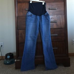 Motherhood maternity jeans- light wash- boot cut
