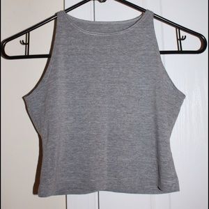 AA Cotton Spandex Sleeveless Crop Top