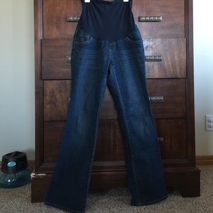 Motherhood Maternity jeans- dark wash- boot cut