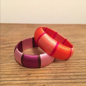 Silk bangles from India