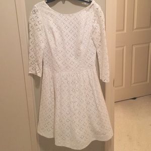 White lace Lilly Pulitzer dress