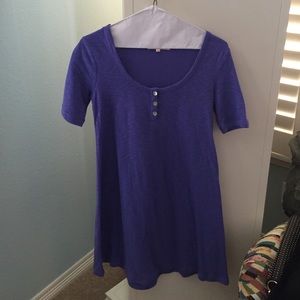 Purple tshirt dress
