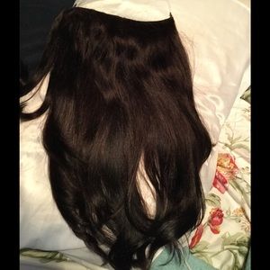 Halo hair extensions 16-18 inch brown