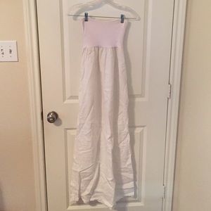 Jolie white maxi dress