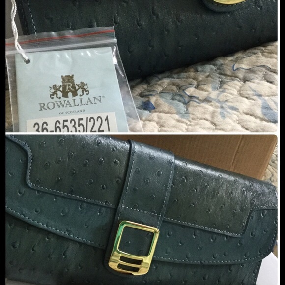 SALE! Rowallan jewelry clutch embossed leather NWT - Picture 3 of 4