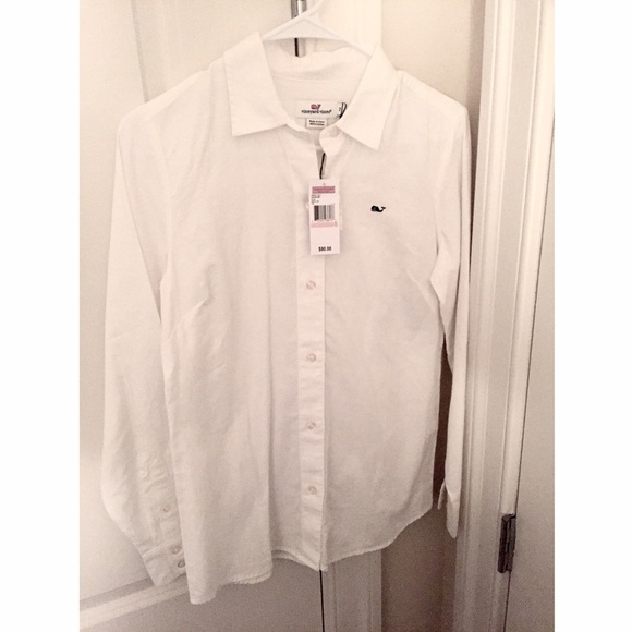 size 2 NWT Vineyard Vines white button down