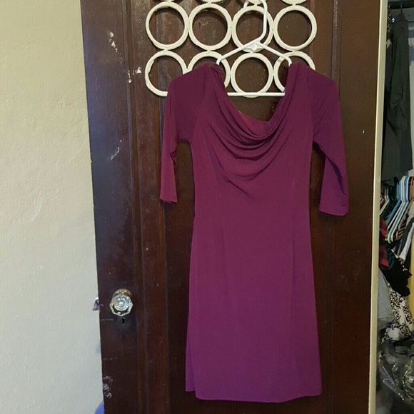 Magenta Slimming Dress - Picture 1 of 1